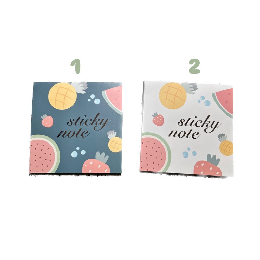 Fruit Pattern Sticky Note Pads (1) - Picture 3 of 7